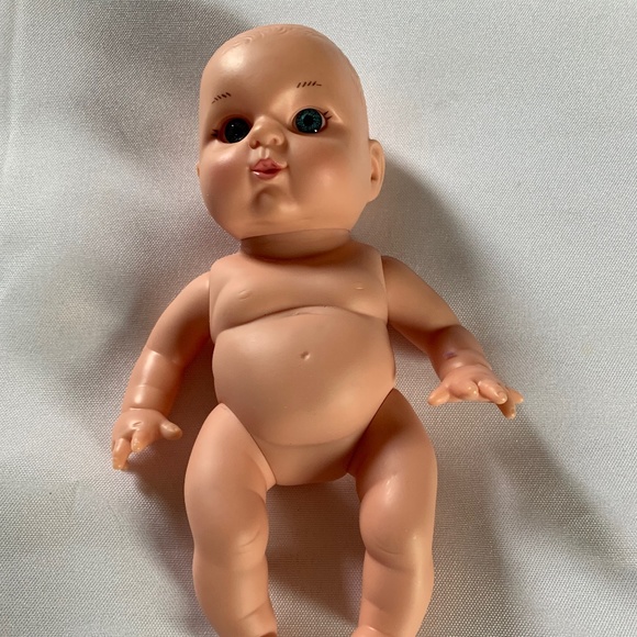 NWOT Bathtime Baby Doll with Purple and Blue Robe! - Picture 2 of 4